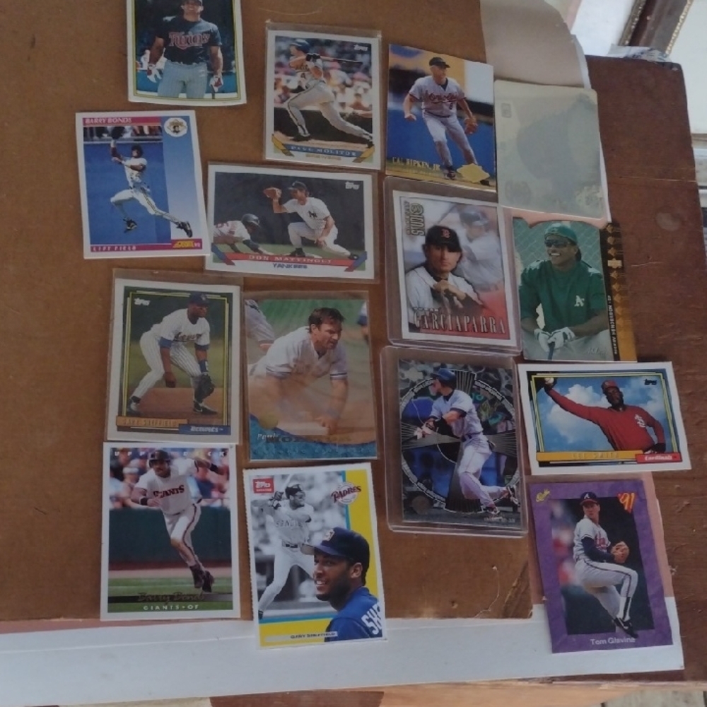 Assorted Baseball Trading Cards Collection